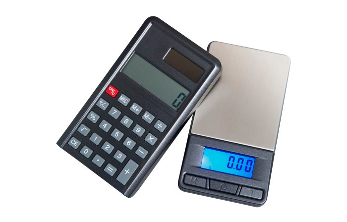 0.01g/300g CL-300 Calculator & Digital Scale (Black)-Lifestyle - Scales - 0.01-On Balance-Danish Blue Adult Centres