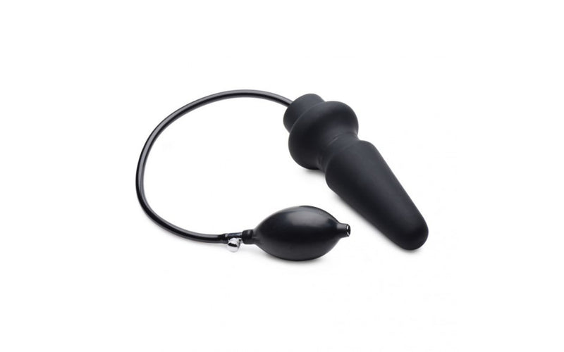 Ass Pand Large Inflatable Silicone Plug Black-Adult Toys - Anal - Plugs-Master Series-Danish Blue Adult Centres