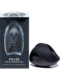 Hot Octopuss Pulse Solo Essential Masturbator (Black)-Adult Toys - Masturbators - AutomaticMachines-Hot Octopuss-Danish Blue Adult Centres