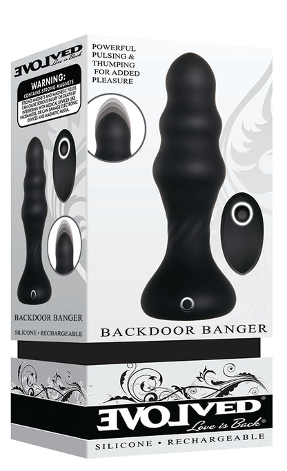 Evolved Backdoor Banger-Adult Toys - Anal - Prostate Stimulators-Evolved-Danish Blue Adult Centres