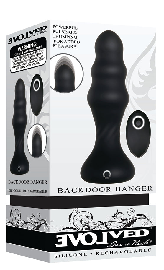 Evolved Backdoor Banger-Adult Toys - Anal - Prostate Stimulators-Evolved-Danish Blue Adult Centres