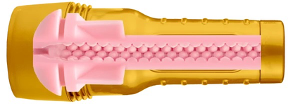 Fleshlight Pink Lady Stamina Training Unit (Gold)-Adult Toys - Masturbators-Fleshlight-Danish Blue Adult Centres