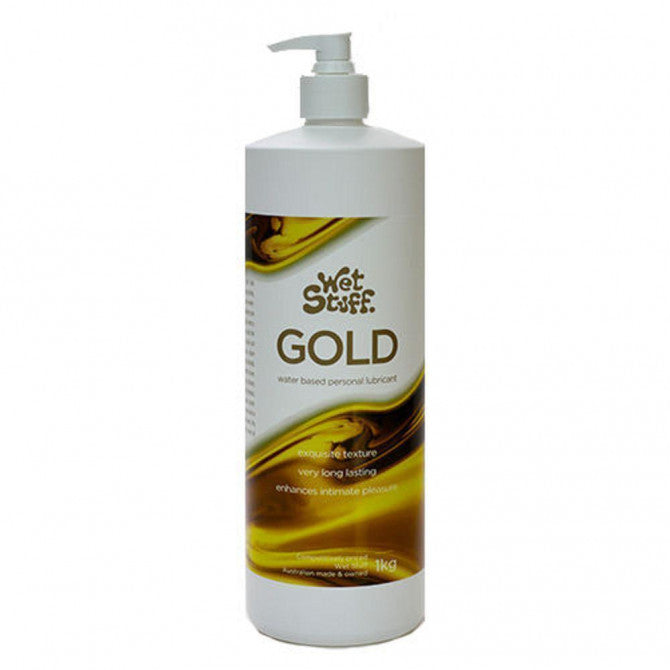 Wet Stuff Gold-Lubricants & Essentials - Lube - Water Based-Wet Stuff-Danish Blue Adult Centres