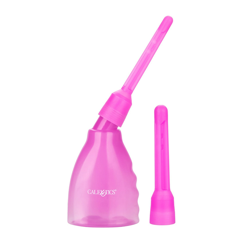 CalEx Ultimate Douche w/ 2 Nozzles Pink-Lubricants & Essentials - Douches-CalExotics-Danish Blue Adult Centres