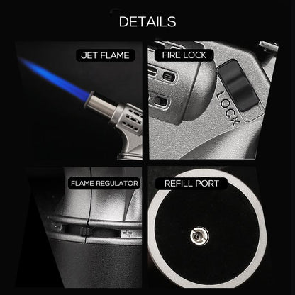 Jobon Lighter Single Jet - Multi Color-Unclassified-Jobon-Danish Blue Adult Centres