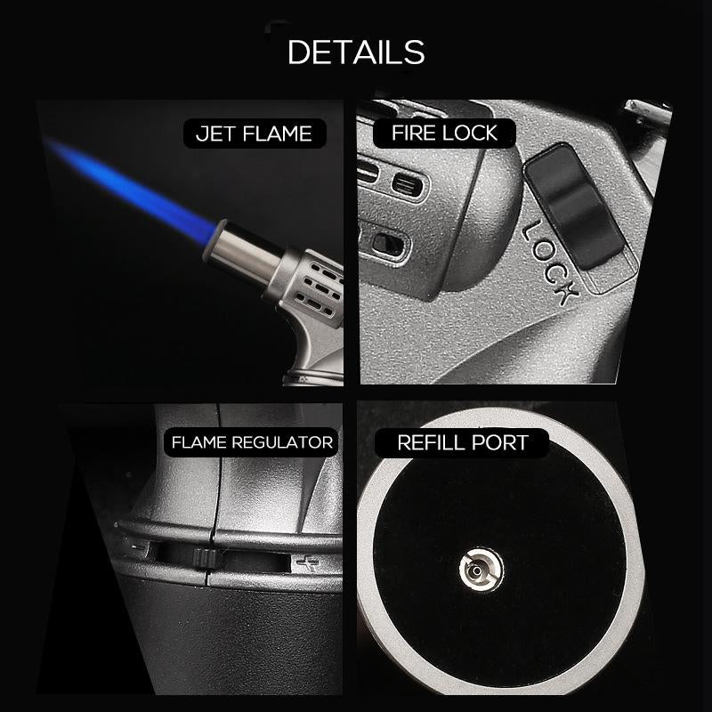 Jobon Lighter Single Jet - Multi Color-Unclassified-Jobon-Danish Blue Adult Centres