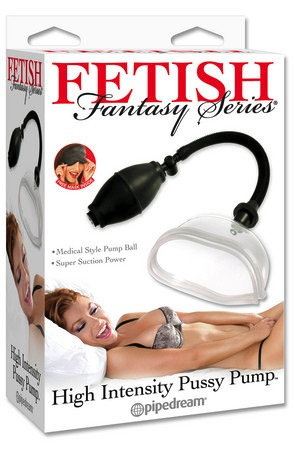 Pipedream Fetish Fantasy High Intensity Pussy Pump (Black)-Adult Toys - Pumps-Pipedream-Danish Blue Adult Centres