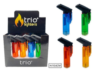Trio Small Blow Torch Jet Lighter-Lifestyle - Lighters - Jet Lighters-Trio-Danish Blue Adult Centres