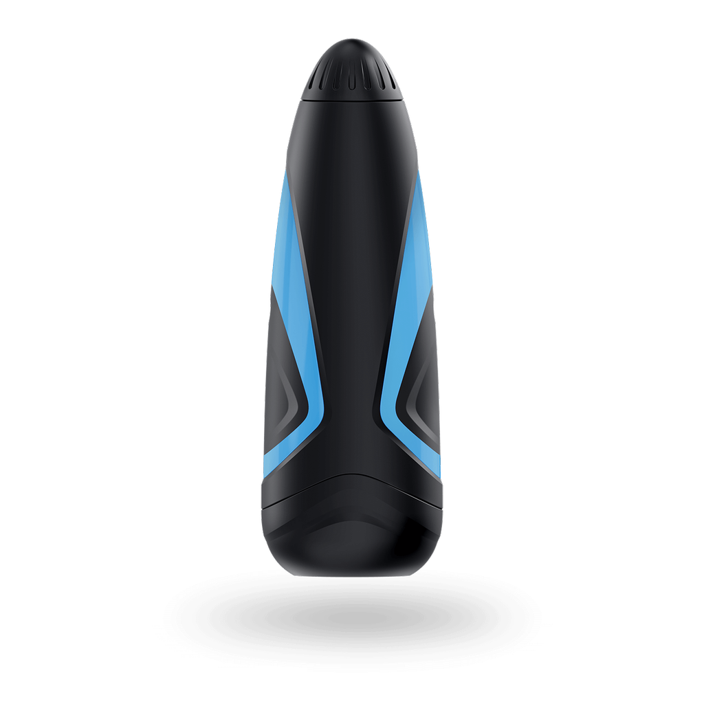 Satisfyer Men Male Masturbator (Black/Blue)-Adult Toys - Masturbators-Satisfyer-Danish Blue Adult Centres