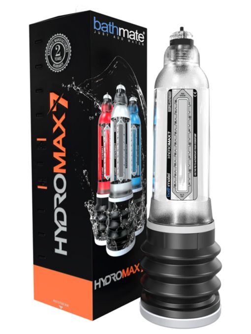 Hydromax 7 Clear-Adult Toys - Pumps-Bathmate-Danish Blue Adult Centres