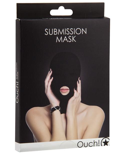 Ouch! Submission Mask-Bondage & Fetish - Mask, Hood, Blindfolds-Ouch-Danish Blue Adult Centres