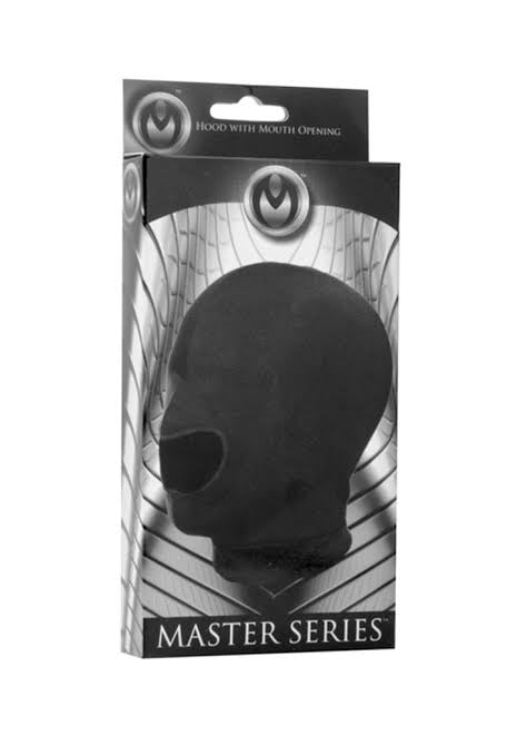 Master Series Blow Hole Open Mouth Spandex Hood-Bondage & Fetish - Mask, Hood, Blindfolds-Master Series-Danish Blue Adult Centres
