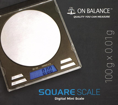 0.01g/100g On-Balance CD Scale (Black)-Lifestyle - Scales - 0.01-On Balance-Danish Blue Adult Centres