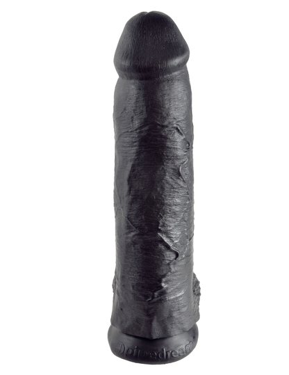King Cock Realistic Dildo with balls 12inch Black-Adult Toys - Dildos - Realistic-King Cock-Danish Blue Adult Centres