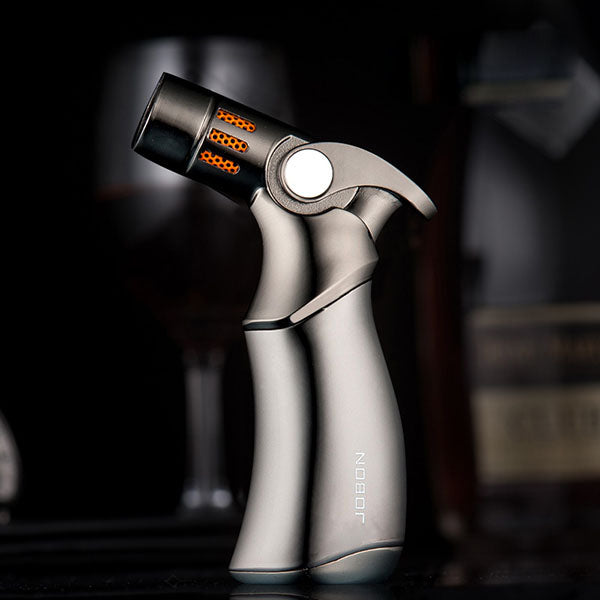 Jobon '4 Burner' Jet Lighter MT10 - 10cm-Unclassified-Jobon-Danish Blue Adult Centres