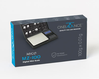 0.01g/100g Myco Mini Digital Scale MMZ-100 (Black)-Lifestyle - Scales - 0.01-On Balance-Danish Blue Adult Centres