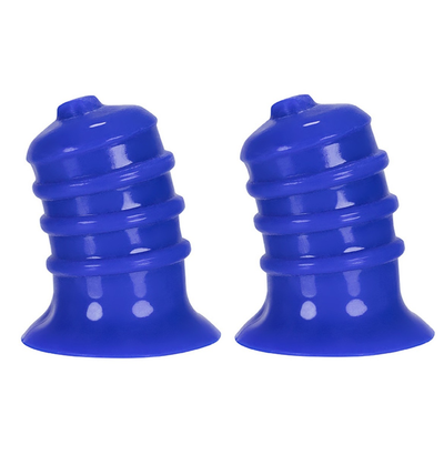 Hunky Junk - Elong Wide Base Nipsuckers Cobalt (Royal Blue)