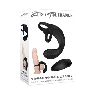 Zero Tolerance - Vibrating Ball Cradle-Adult Toys - Cock Rings - Vibrating-Zero Tolerance-Danish Blue Adult Centres