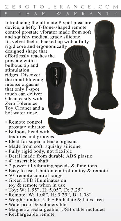 Zero Tolerance T-Bone (Black)-Unclassified-Zero Tolerance-Danish Blue Adult Centres
