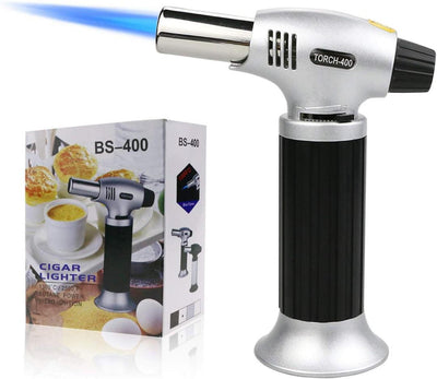 BS-400 Cigar Lighter Butane 16cm-Smoking Products - Jet Lighters-Authenzo-Danish Blue Adult Centres
