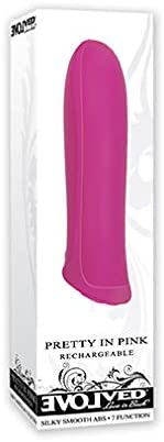 Evolved Pretty in Pink Rechargeable Vibrator (Pink)-Adult Toys - Vibrators - Bullets-Evolved-Danish Blue Adult Centres