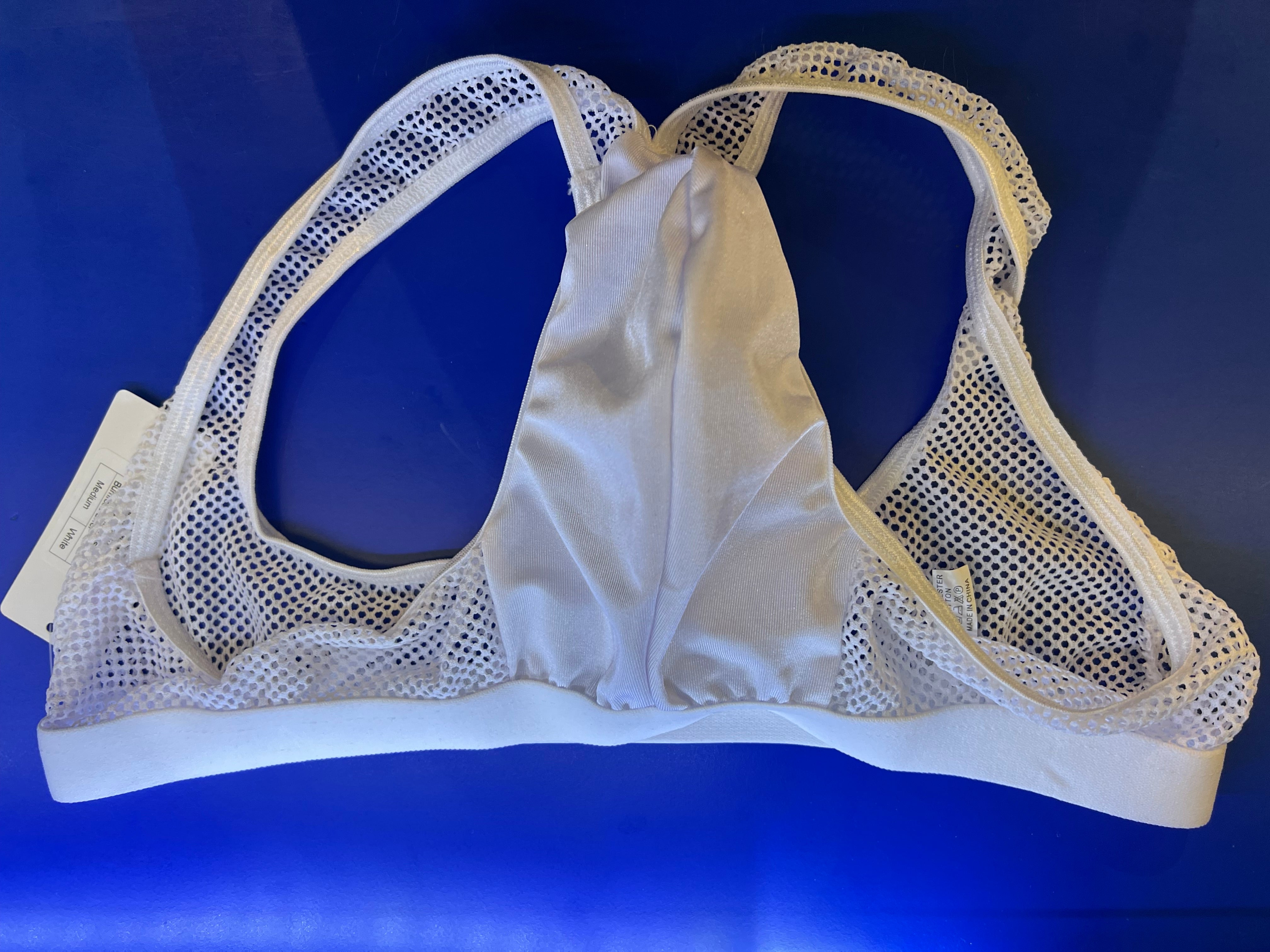 Men's Mesh Bumless Brief-Clothing - Underwear & Panties - Mens Room in Front-Poison Rose-Danish Blue Adult Centres