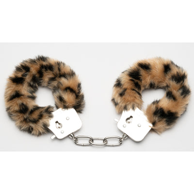 Poison Rose Fluffy Handcuffs - Baby Cheetah-Unclassified-Poison Rose-Danish Blue Adult Centres