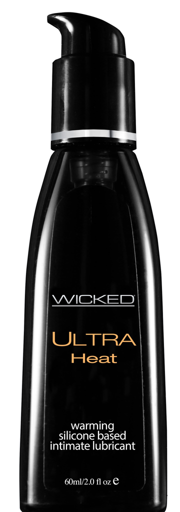 Wicked Ultra Heat Silicone Warming Lubricant 60ml-Lubricants & Essentials - Lube - Silicone Based-Wicked-Danish Blue Adult Centres