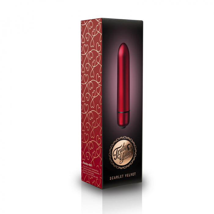 Truly Yours Scarlet Velvet-Adult Toys - Vibrators - Bullets-Rocks Off-Danish Blue Adult Centres