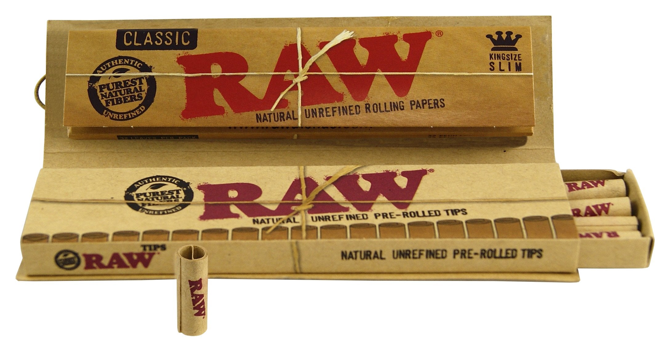 Raw Connoisseur - King Size Slim (with pre-rolled tips)-Lifestyle - Smoking Accessories-RAW-Danish Blue Adult Centres
