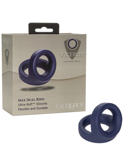 Viceroy- Max Dual Ring-Adult Toys - Cock Rings - Separators-CalExotics-Danish Blue Adult Centres