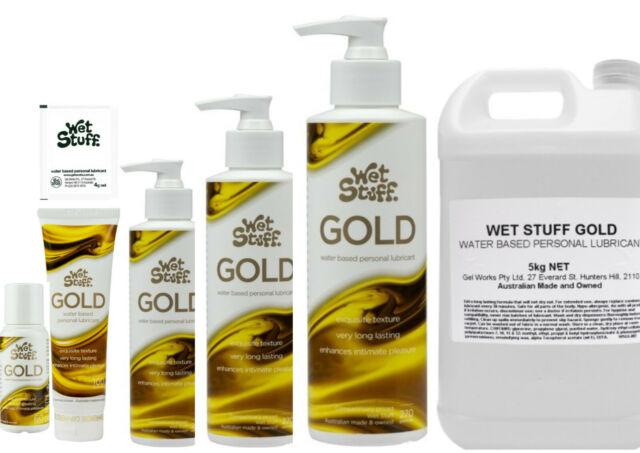 Wet Stuff Gold-Lubricants & Essentials - Lube - Water Based-Wet Stuff-Danish Blue Adult Centres