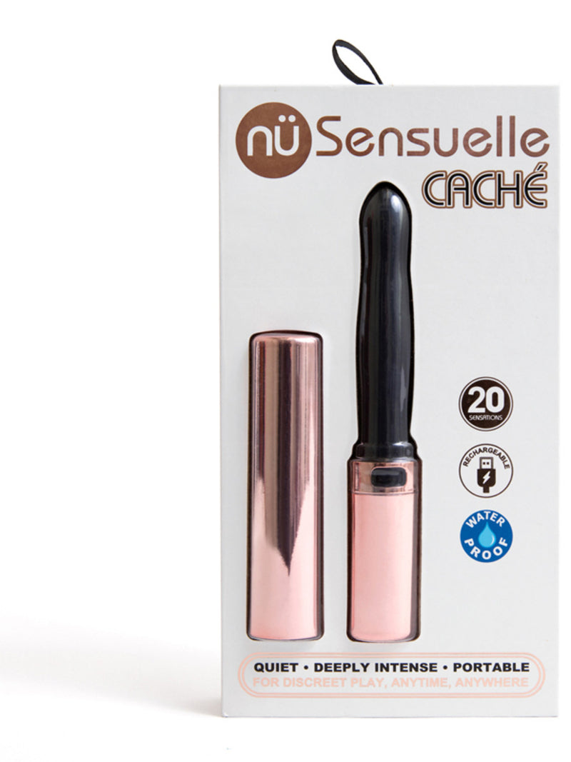 Cache 20 Function Discreet Versatile Vibrator Black (Ex Demo)-Unclassified-NU Sensuelle-Danish Blue Adult Centres