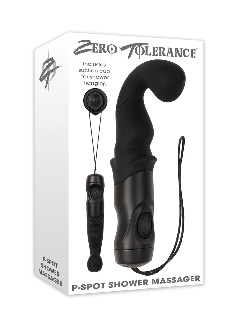 Zero Tolerance P-Spot Shower Massager-Adult Toys - Anal - Prostate Stimulators-Zero Tolerance-Danish Blue Adult Centres