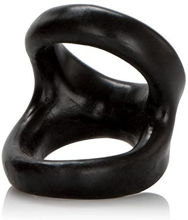 Colt Snug Tugger Support Ring (Black)-Adult Toys - Cock Rings-CalExotics-Danish Blue Adult Centres