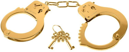 Pipedream Fetish Fantasy Gold - Metal Cuffs-Bondage & Fetish - Cuffs & Restraints-Fetish Fantasy-Danish Blue Adult Centres