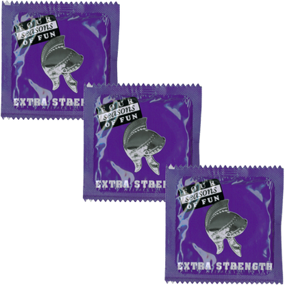Four Seasons Condoms 6pk-Unclassified-Four Seasons-Danish Blue Adult Centres