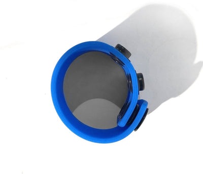 Boneyard 1.5inch Silicone Ball Strap – 3 Snap – Blue-Adult Toys - Cock Rings-Boneyard-Danish Blue Adult Centres