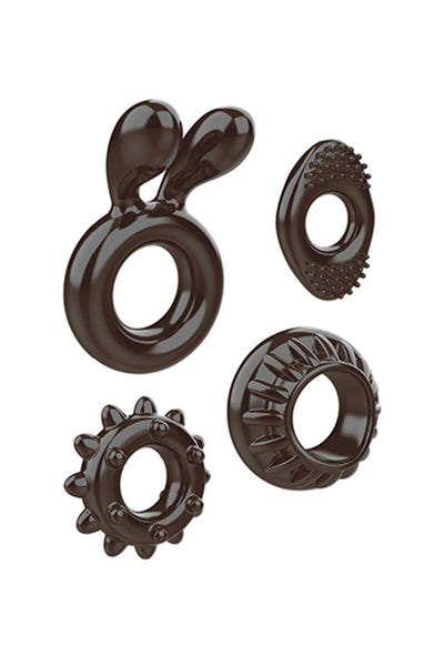 Zero Tolerance Ring My Bell Cock Rings (Black)-Adult Toys - Cock Rings-Zero Tolerance-Danish Blue Adult Centres