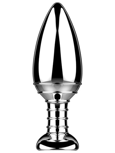 Nexus Cestos Aluminium Remote Control Vibrating Butt Plug-Adult Toys - Anal - Prostate Stimulators-Nexus-Danish Blue Adult Centres