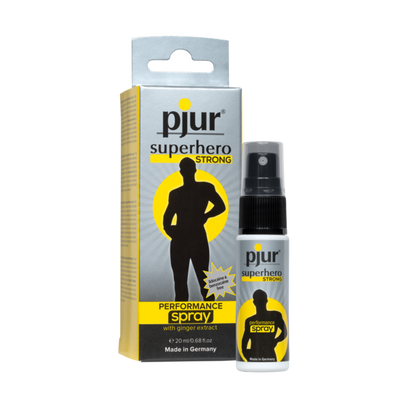 Pjur - Superhero Strong Delay Spray 20 ML-Lubricants & Essentials - Creams & Sprays - Delay-Pjur-Danish Blue Adult Centres