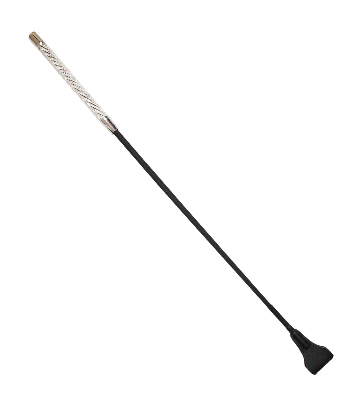 Long Crop w/ Diamanté Encrusted Handle (66cm)-Bondage & Fetish - Crops & Paddles-Love In Leather-Danish Blue Adult Centres