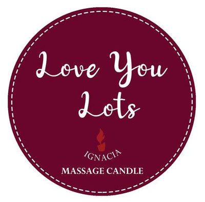Massage Candle - Love You Lots-Lubricants & Essentials - Massage Oils & Lotions-Ignacia-Danish Blue Adult Centres