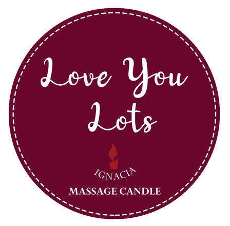 Massage Candle - Love You Lots-Lubricants & Essentials - Massage Oils & Lotions-Ignacia-Danish Blue Adult Centres