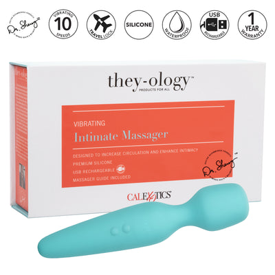 They-ology - Vibrating Intimate Massager-Adult Toys - Vibrators - Wands-CalExotics-Danish Blue Adult Centres