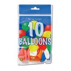 30cm Round Balloons (Assorted) 10 Pack-Novelty - Party-Danish Blue Brand-Danish Blue Adult Centres