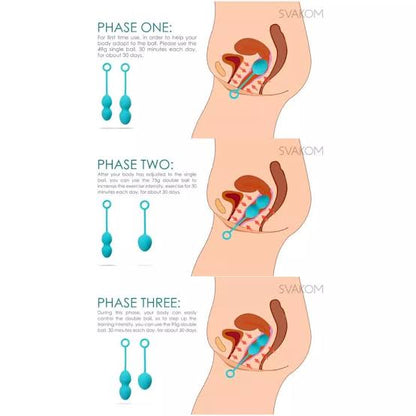 Svakom Nova Exercise Balls-Adult Toys - Kegel Balls & Dilators-Svakom-Danish Blue Adult Centres