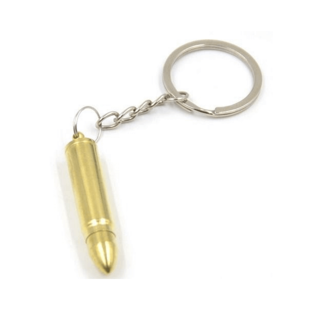 Snuff Bullet W/ Spoon Keychain-Lifestyle - Storage - Vials & Bottles-Danish Blue Adult Centres-Danish Blue Adult Centres