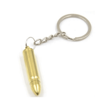 Snuff Bullet W/ Spoon Keychain-Lifestyle - Storage - Vials & Bottles-Danish Blue Adult Centres-Danish Blue Adult Centres