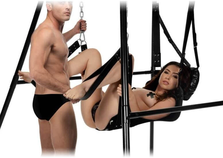 Extreme Sling and Swing Stand-Furniture - Swings-Strict-Danish Blue Adult Centres